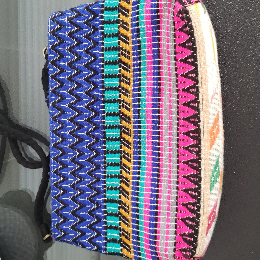 Eco Rising Tide Multicolored Multi Pattern Crossb… - image 8